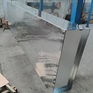 Metal noise barrier, acoustic wall panels, noise barrier fencing, and acoustic enclosure