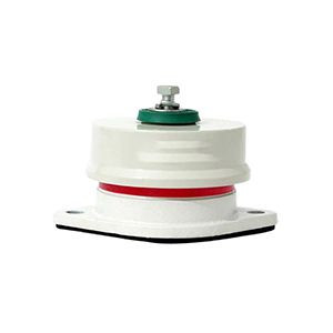 Acoustic isolator, air conditioning unit, water pump noise reduction spring vibration isolator