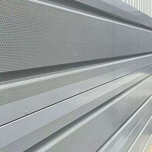 Metal noise barrier, acoustic wall panels, noise barrier fencing, and acoustic enclosure