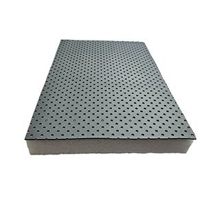 Polyester fiber acoustic foam sound-absorbing cotton, perforated composite soundproofing cotton, used for sound insul