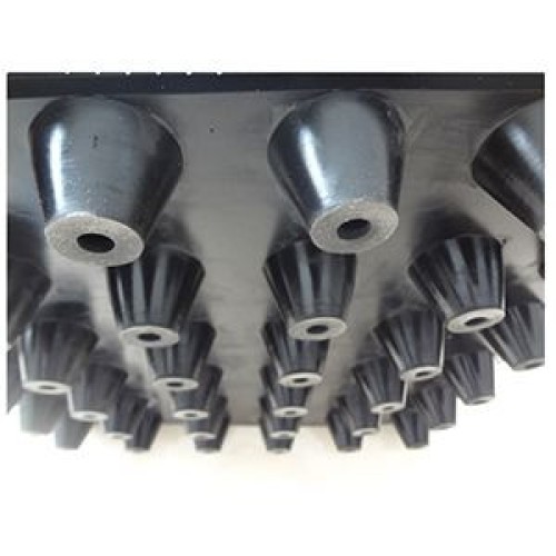 Rubber vibration damping pad sound insulation mat and vibration damping material for the floor interlayer of equipment