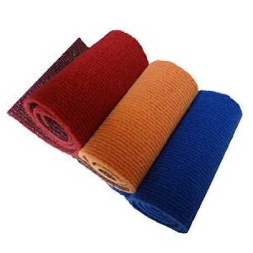 Sound-absorbing blankets for cinemas, and flame-retardant carpets for indoor floor covering