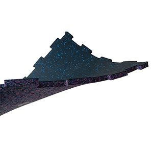 Gym floor mat,fitness room floor mat,rubber vibration damping pad, impact-resistant and shock-absorbing material for