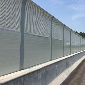 Metal noise barrier, acoustic wall panels, noise barrier fencing, and acoustic enclosure