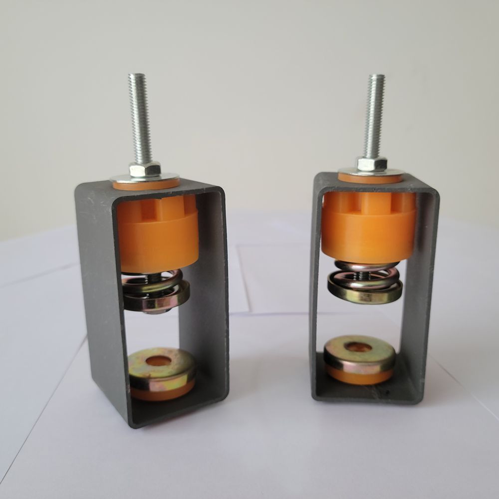 Acoustic isolator, spring isolator, rubber isolator, sound insulation accessory