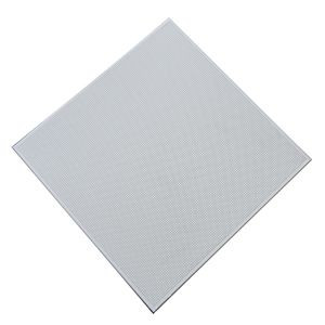 White perforated aluminum acoustic panel, sound insulation wall panel