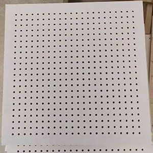 Perforated Acoustic Plasterboard  Sound Absorbing Perforated Gypsum Board for Ceiling & Wall