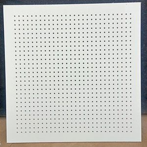 Perforated Acoustic Plasterboard  Sound Absorbing Perforated Gypsum Board for Ceiling & Wall